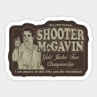 VINTAGE Happy Gilmore shooter mcgavin 1996 aNUAL Sticker